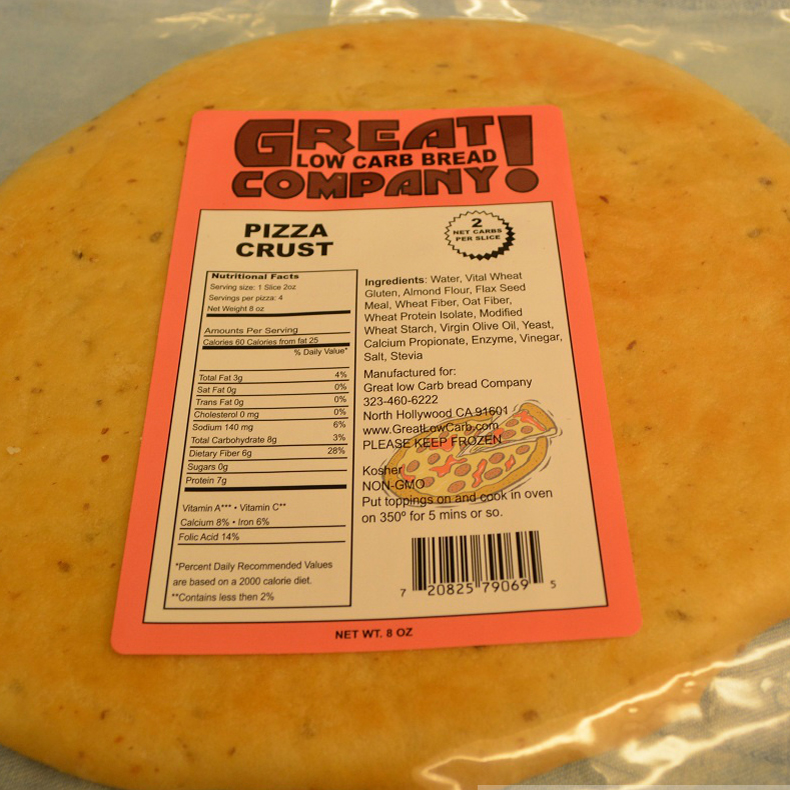 Great Low Carb Bread Company Pizza Crust Food Library Shibboleth