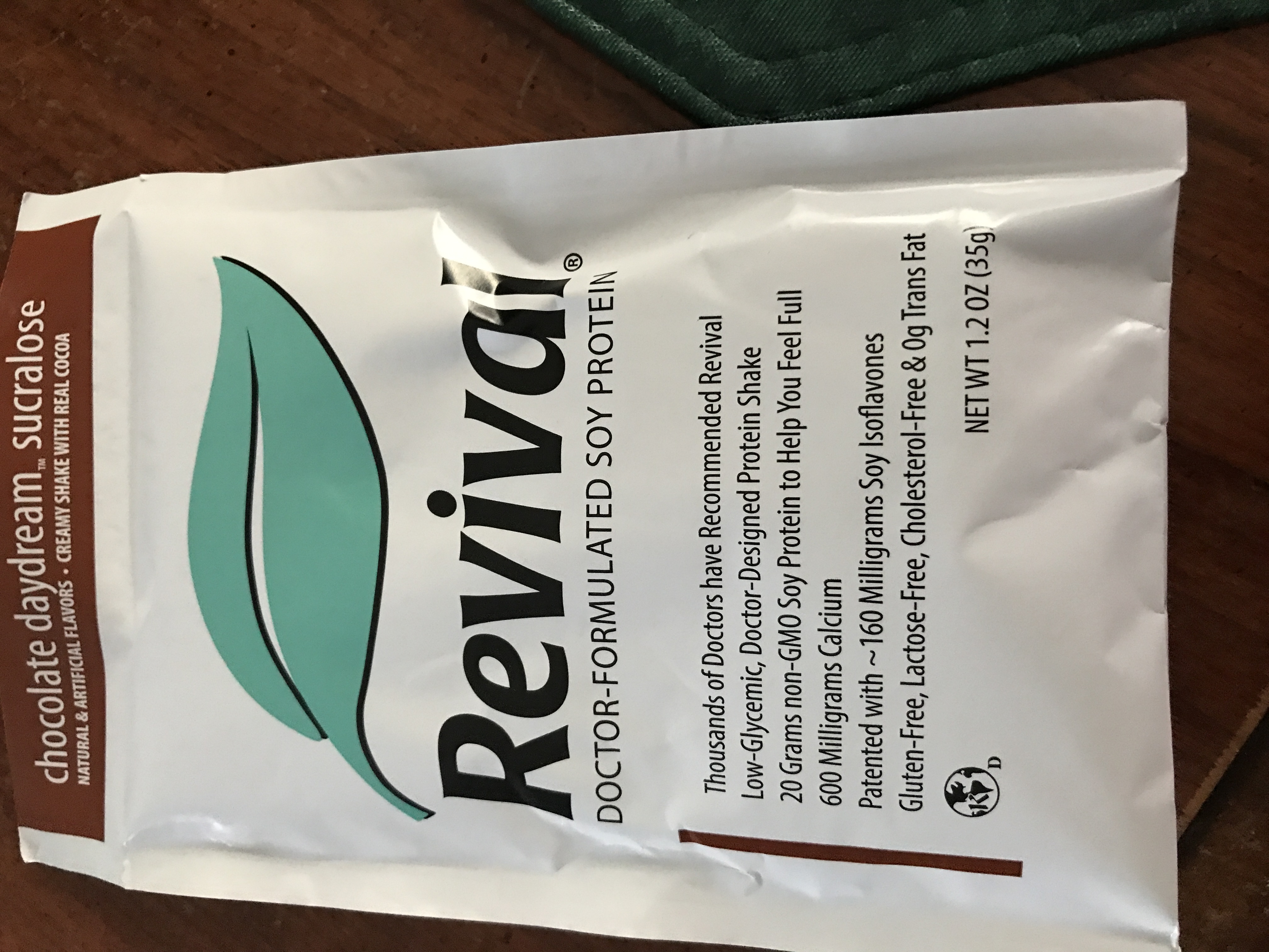 Revival Soy Protein Shake (any flavor) Food Library Shibboleth!