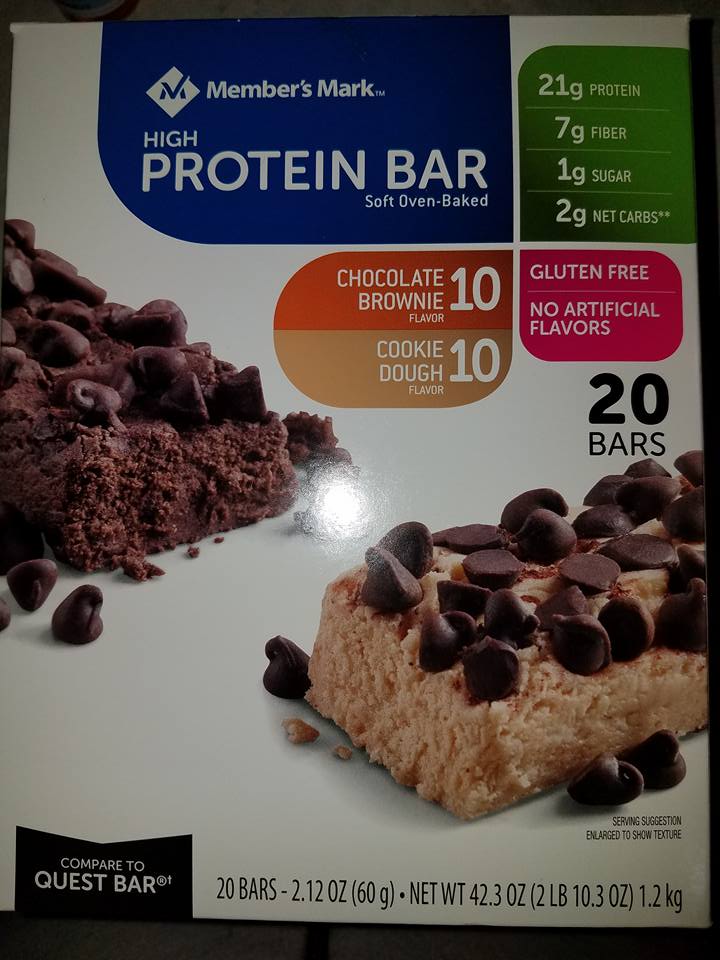 Member's Mark High Protein Bar (any flavor) Food Library Shibboleth