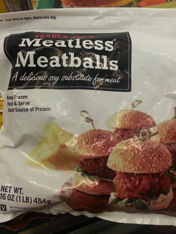 Trader Joe's Meatless Meatballs Food Library Shibboleth